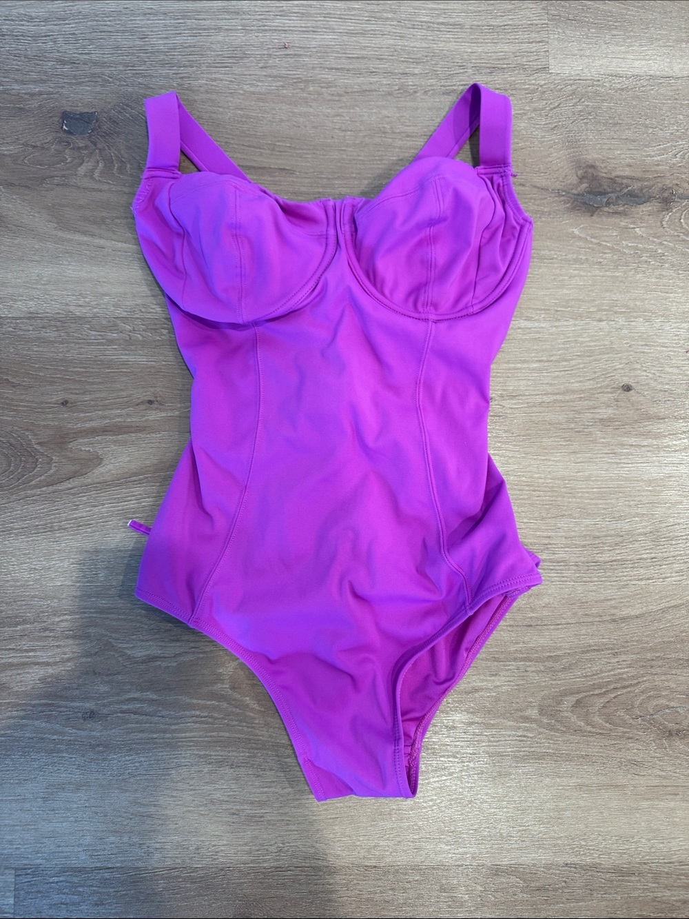 One-Piece Swimsuit in Vibrant Magenta
